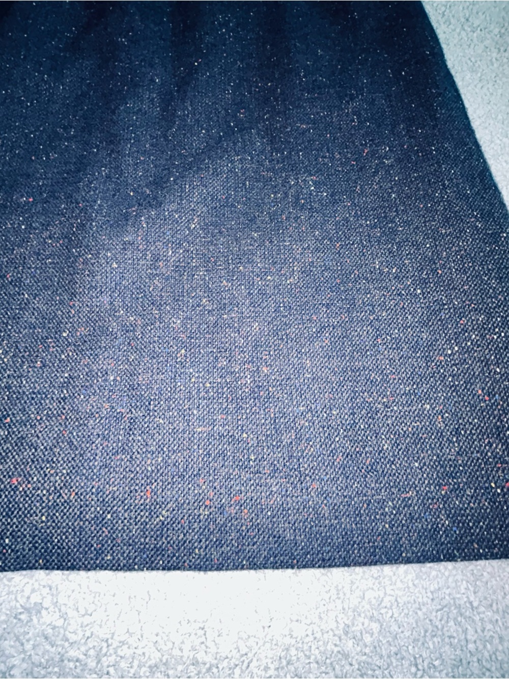 Pendleton Navy A-Line Skirt with Subtle Sparkle - Picture 6 of 7